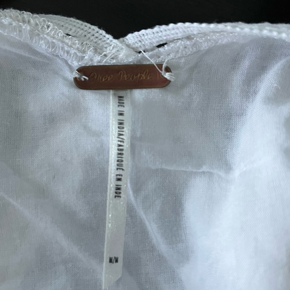 Free People White Lace Blouse - Picture 5 of 8